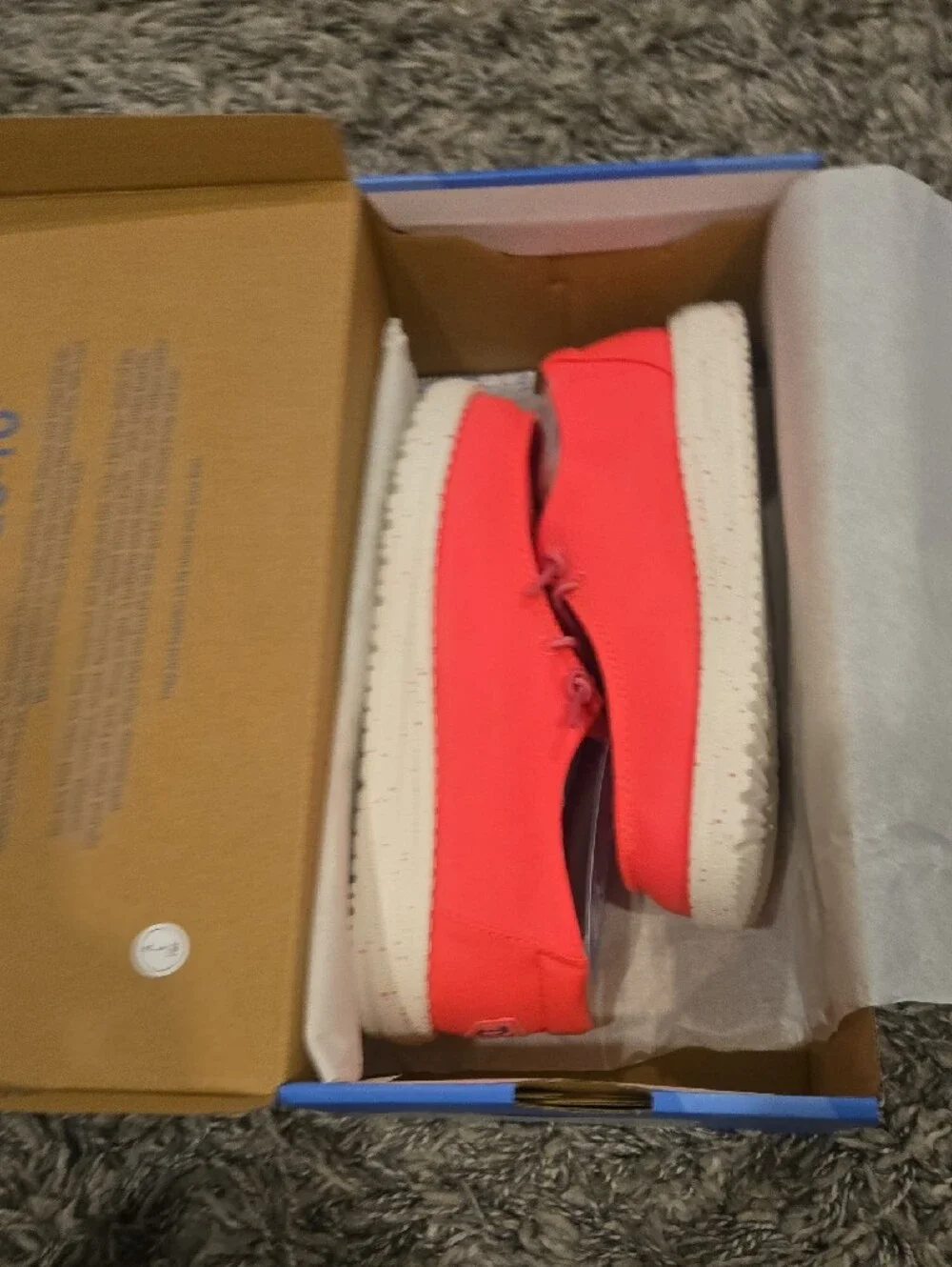 Hey Dude Pink canvas slip-on shoes